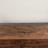 Old walnut or low sideboard buffet