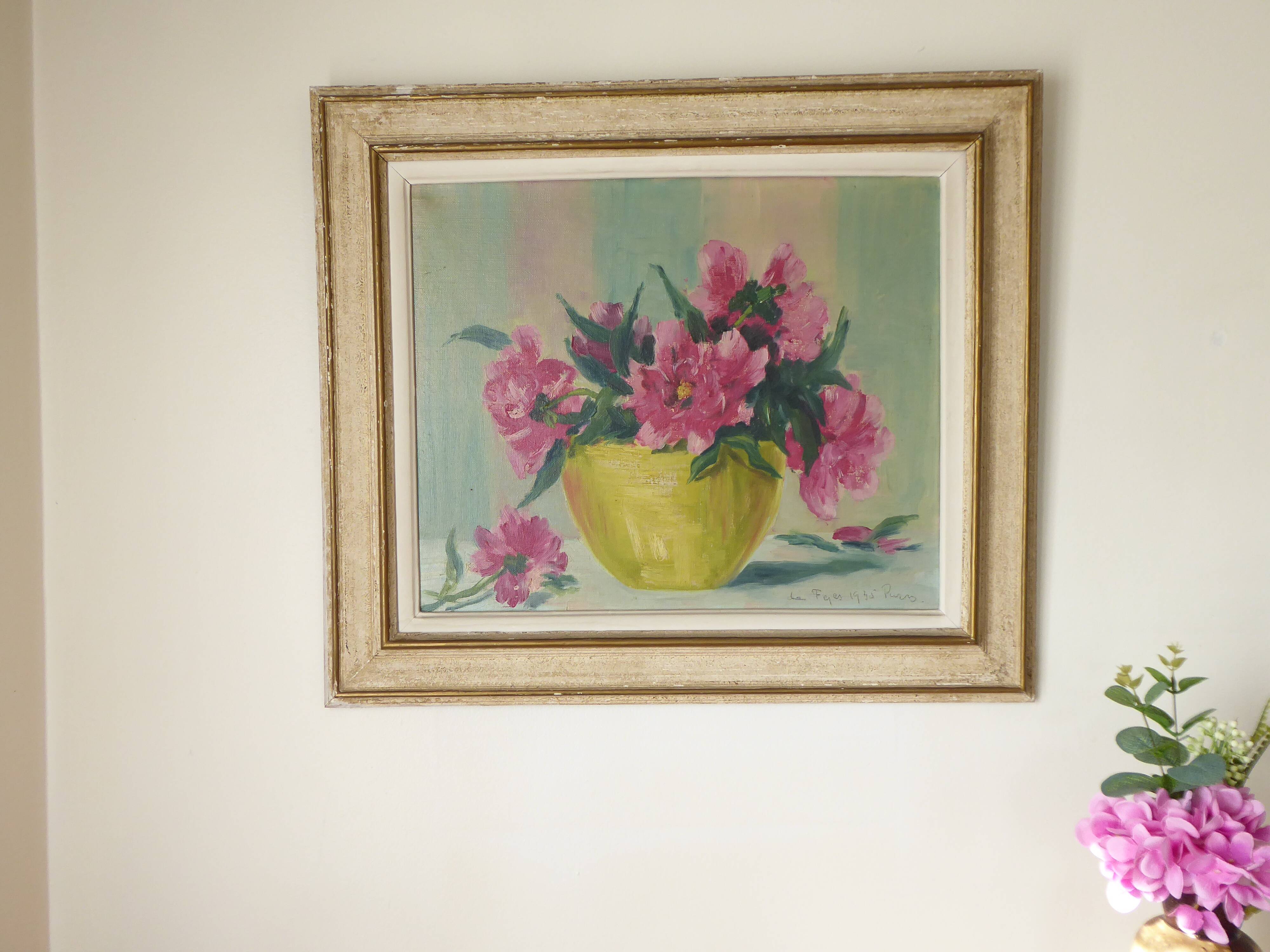 Bouquet de fleurs Huile sur toile