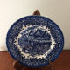 Assiette Royal Tudor Ware Hand engraver by WN Mellor Made in England