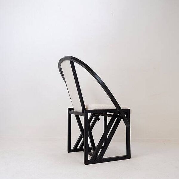 Fauteuil « Contrast » de Pascal Mourgue 1982 - Revêtement en fausse peau de mouton