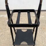 Cendrier on leather stand by Jacques Adnet, 1960