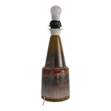 Unique Scandinavian Modern Brutalist Ceramic Table Lamp by Tilgmans, Sweden