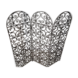 Wrought iron screen
