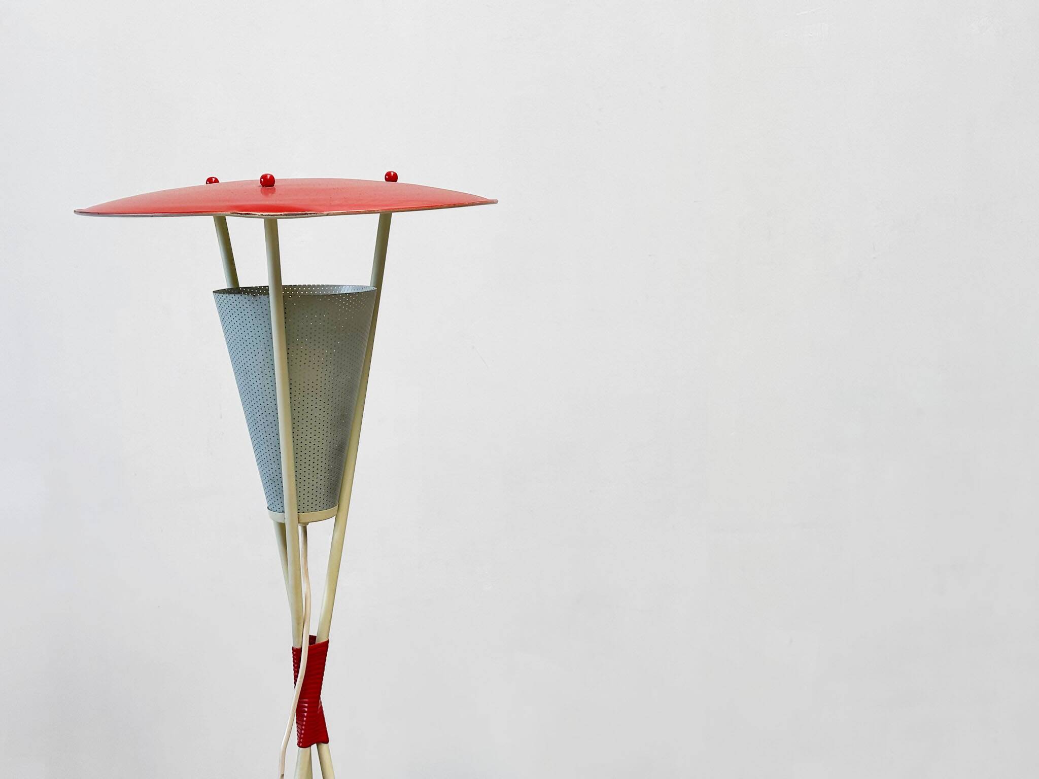 1950's Dutch tripod floor lamp