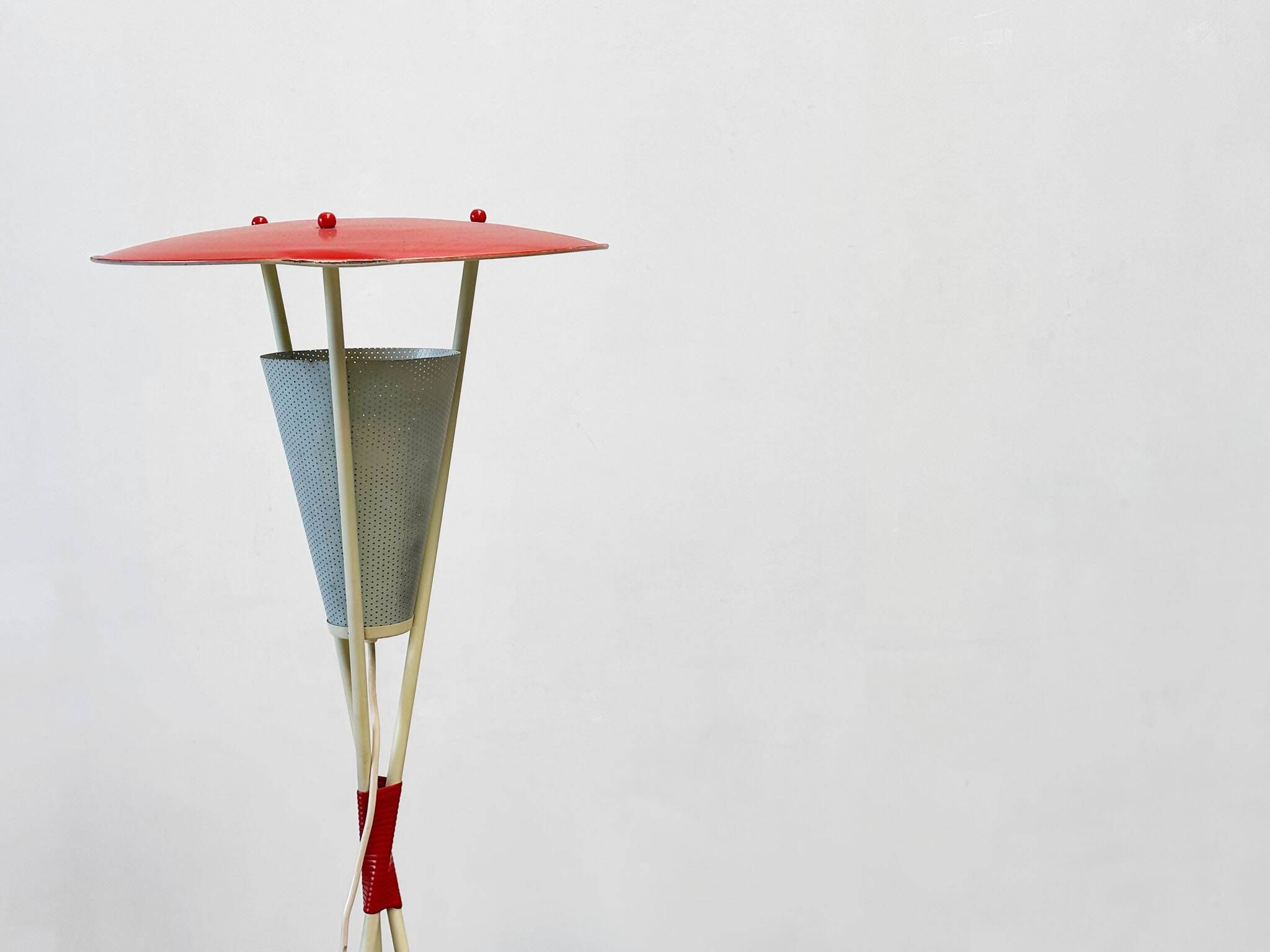 Lampadaire trépied hollandais des années 1950