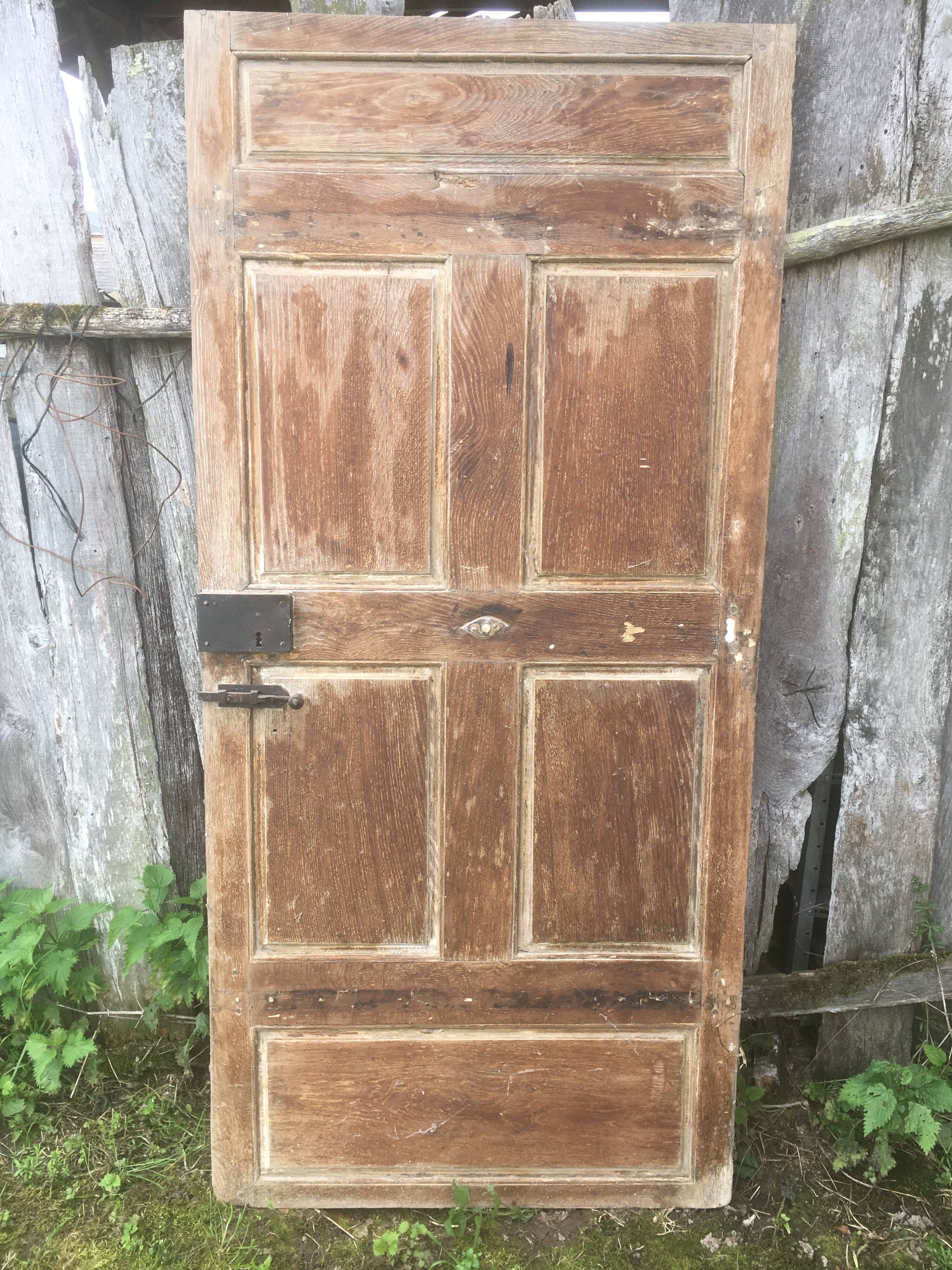 Old oak door from Burgundy