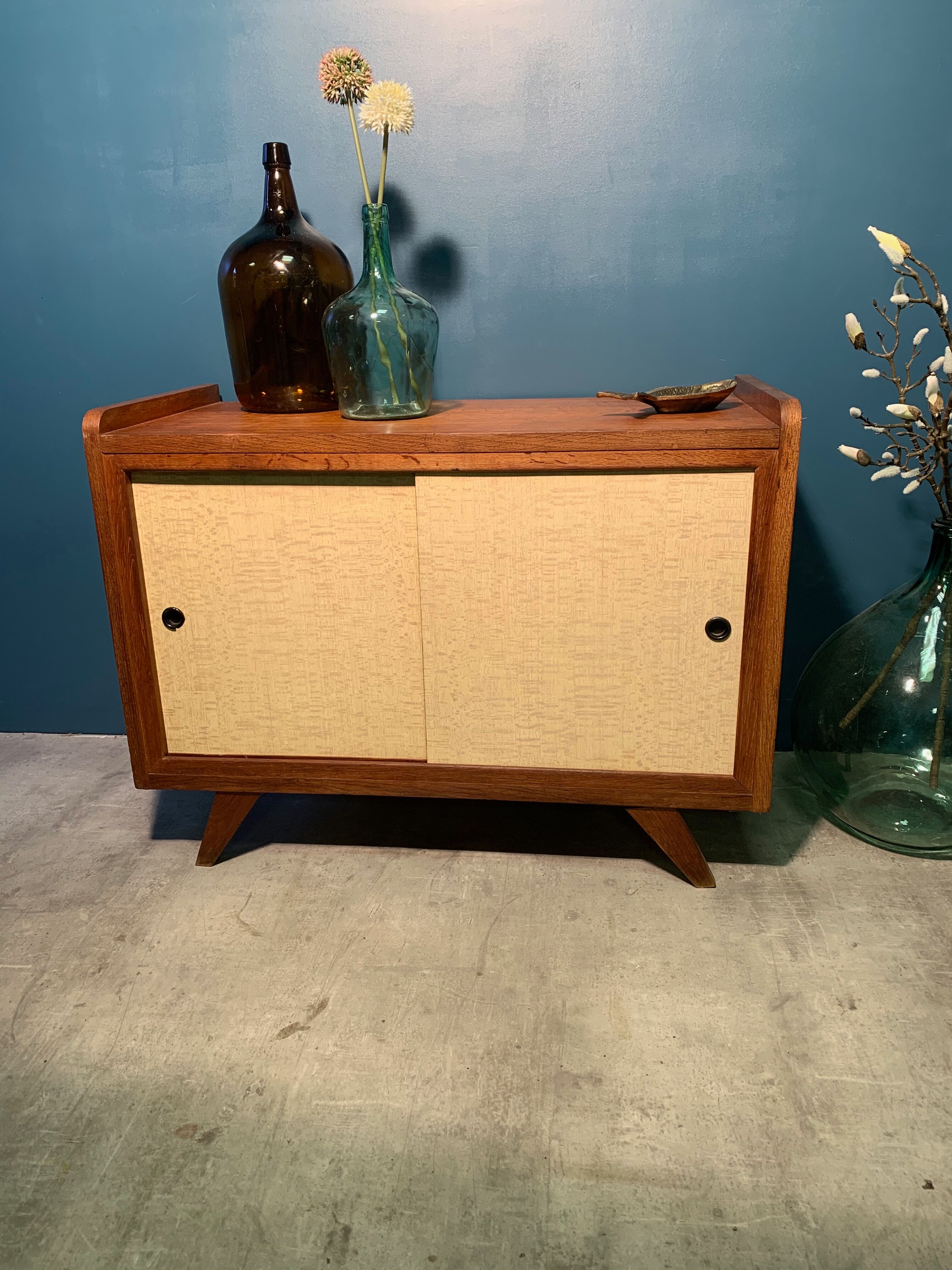 Vintage bahut with compass feet