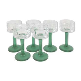 6 glasses of Alsace 70s