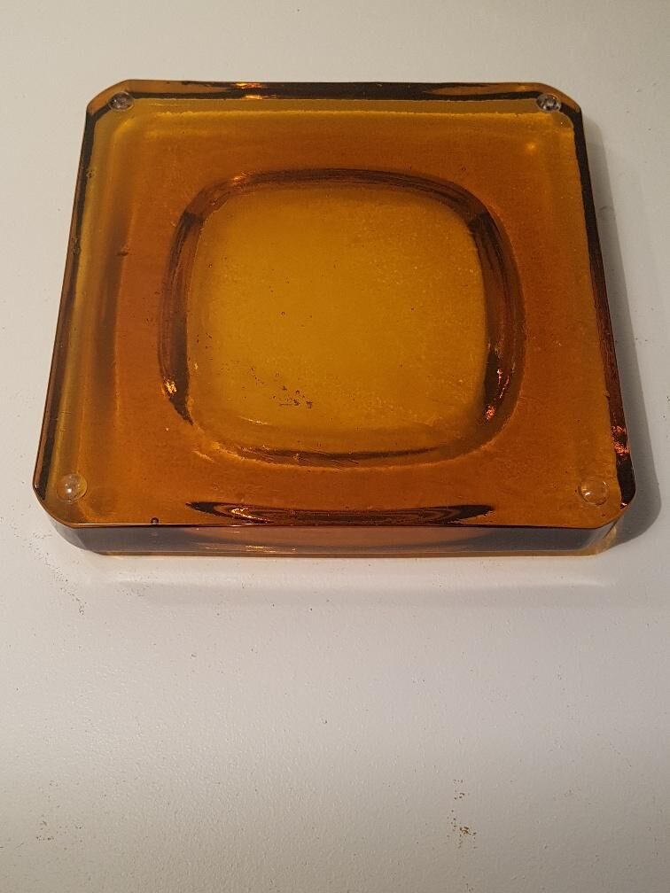 Vide-poche en verre Murano années 70