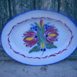 Plat en faience de l'est de la France