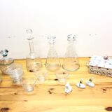 3 patères wall-makeers ceramic porcelain floral vintage 60 Samaritan France