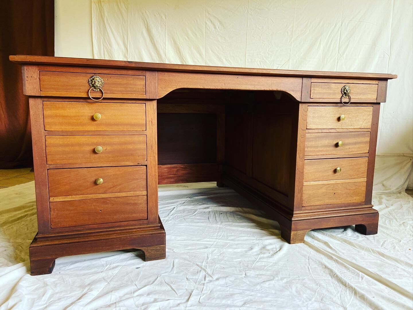 Desk box mahogany empire 1930