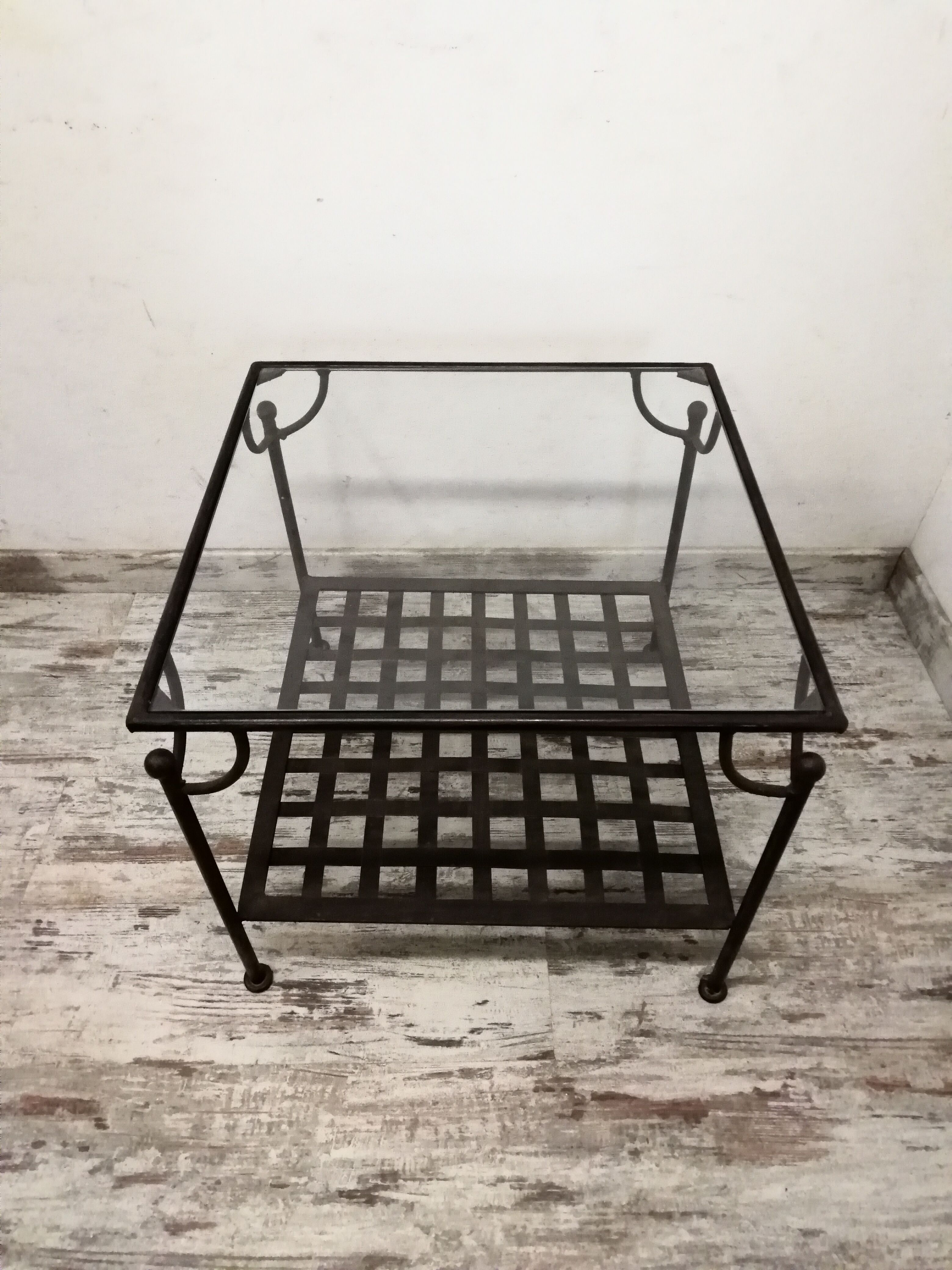 Wrought-iron coffee table