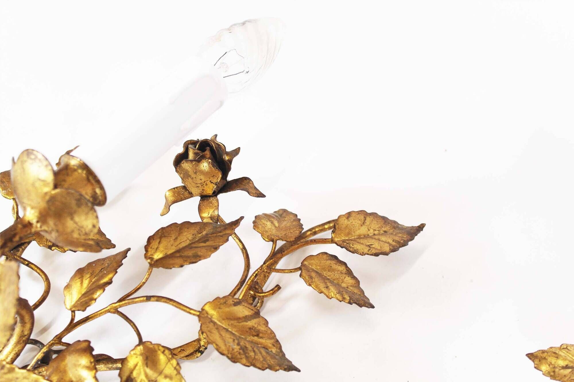 Pair of antique Gilt Italian Sconces – Italy 1960’s