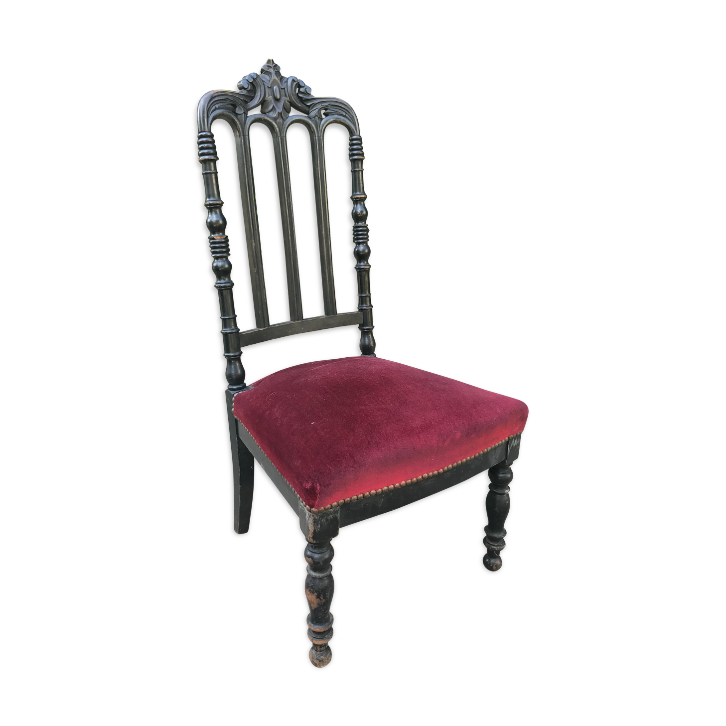 Napoleon III period nanny chair
