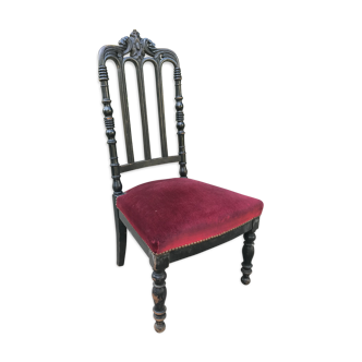 Napoleon III period nanny chair