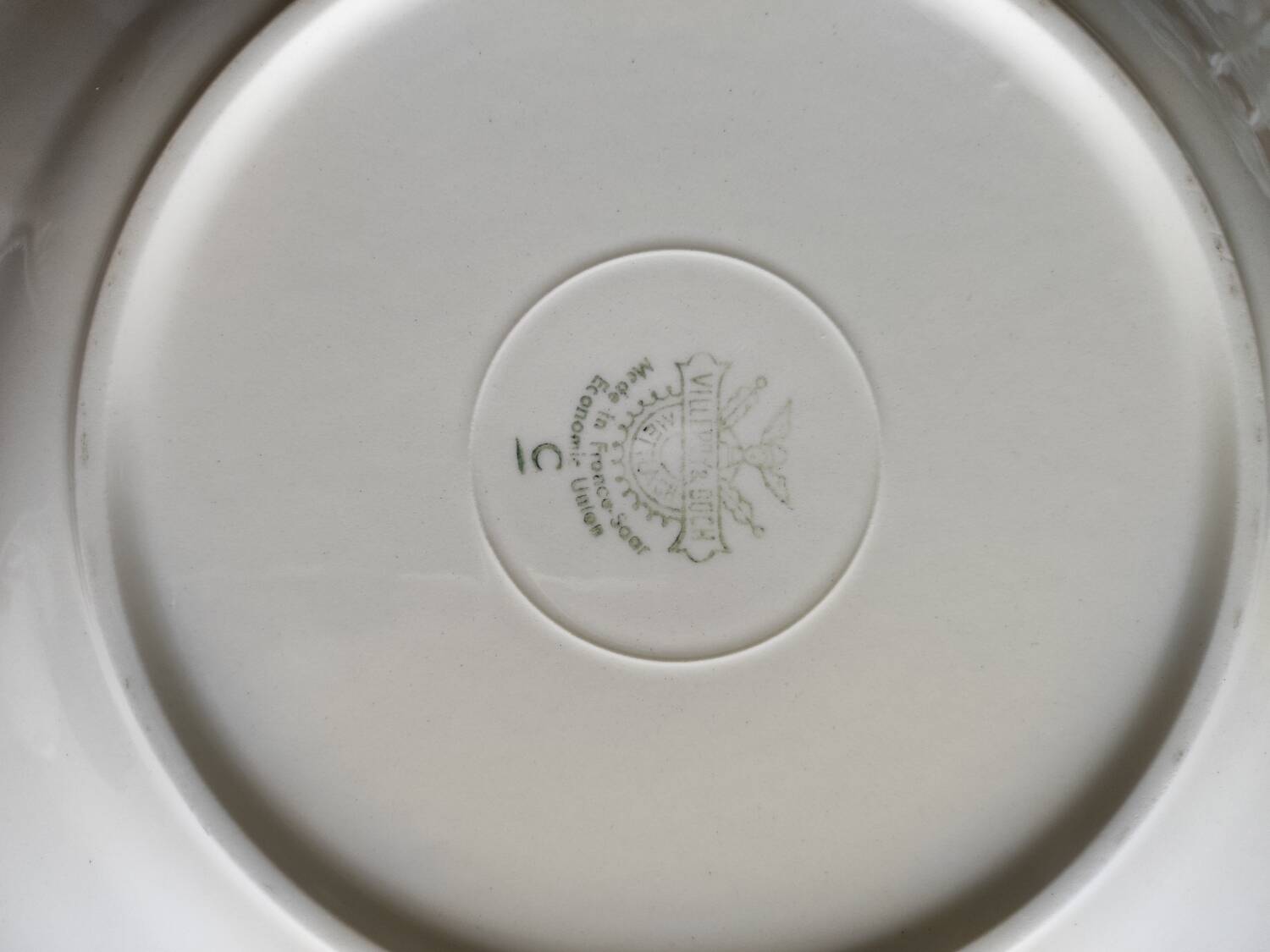 Set of 6 Villeroy and Boch flat plates