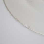 Set of 9 flat plates of Longwy Rouennais motif