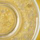 Cibulak Glass Plate: Mid-Century Clear Modern Platter by Pavel Panek/ 1974
