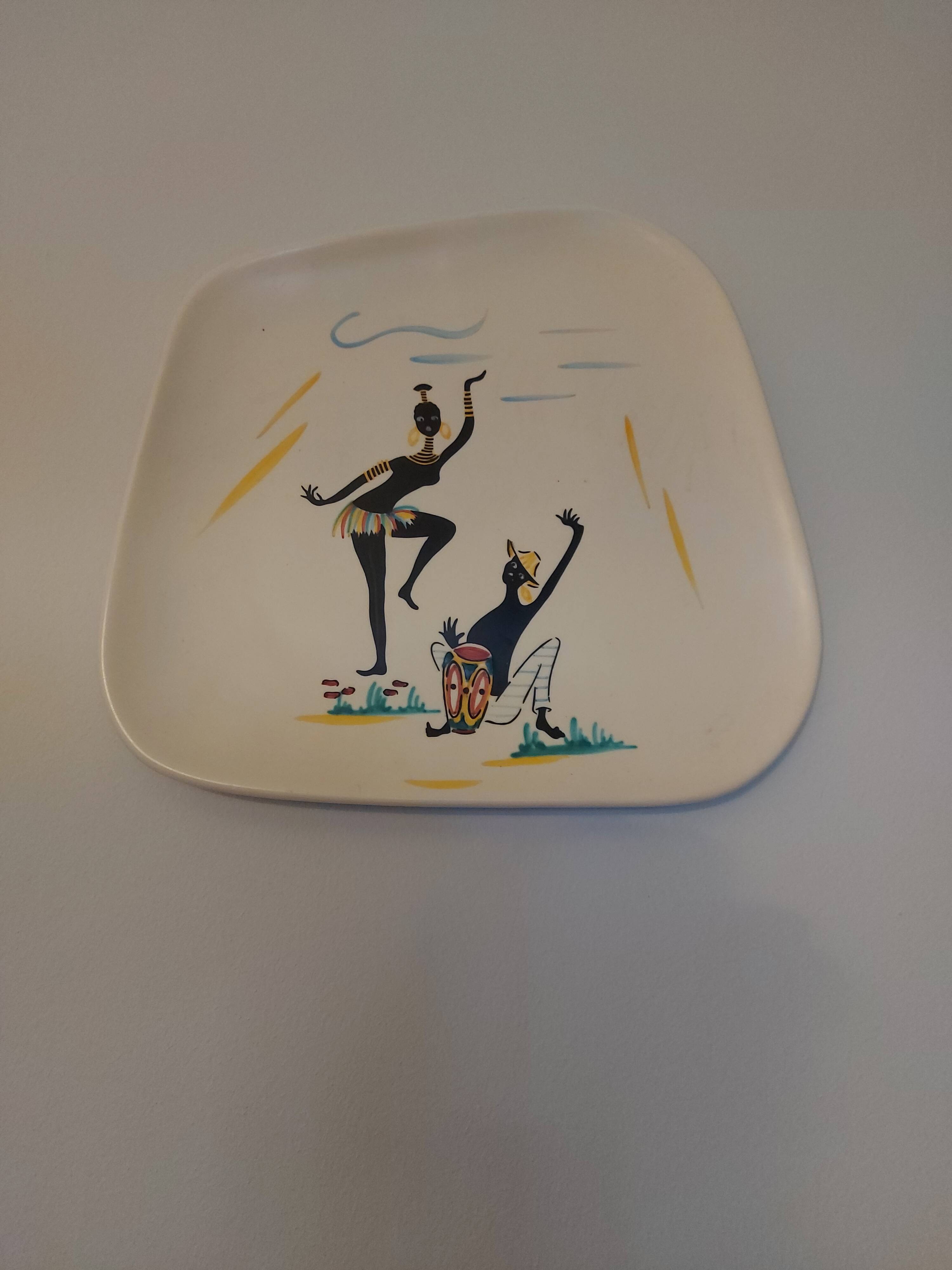 Vintage ceramic dish 60'S