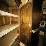 Louis XV period wardrobe in solid walnut