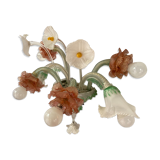 Wall lamp "Flowers" in Murano glass - 60s