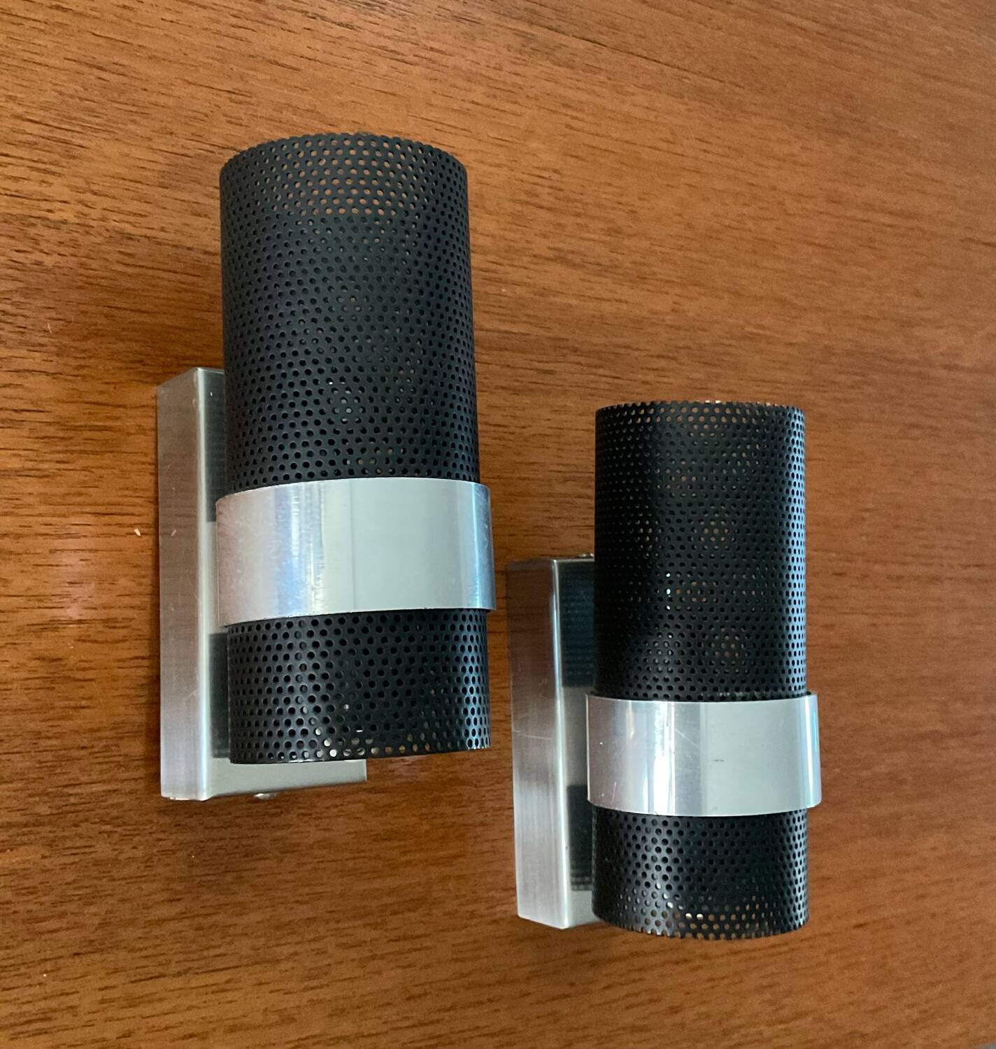 Pair of vintage wall lights from the 70s and 80s