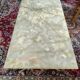 Table basse vintage en marbre et bronze