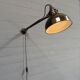 Early Rademacher wall lamp with large enamel shade