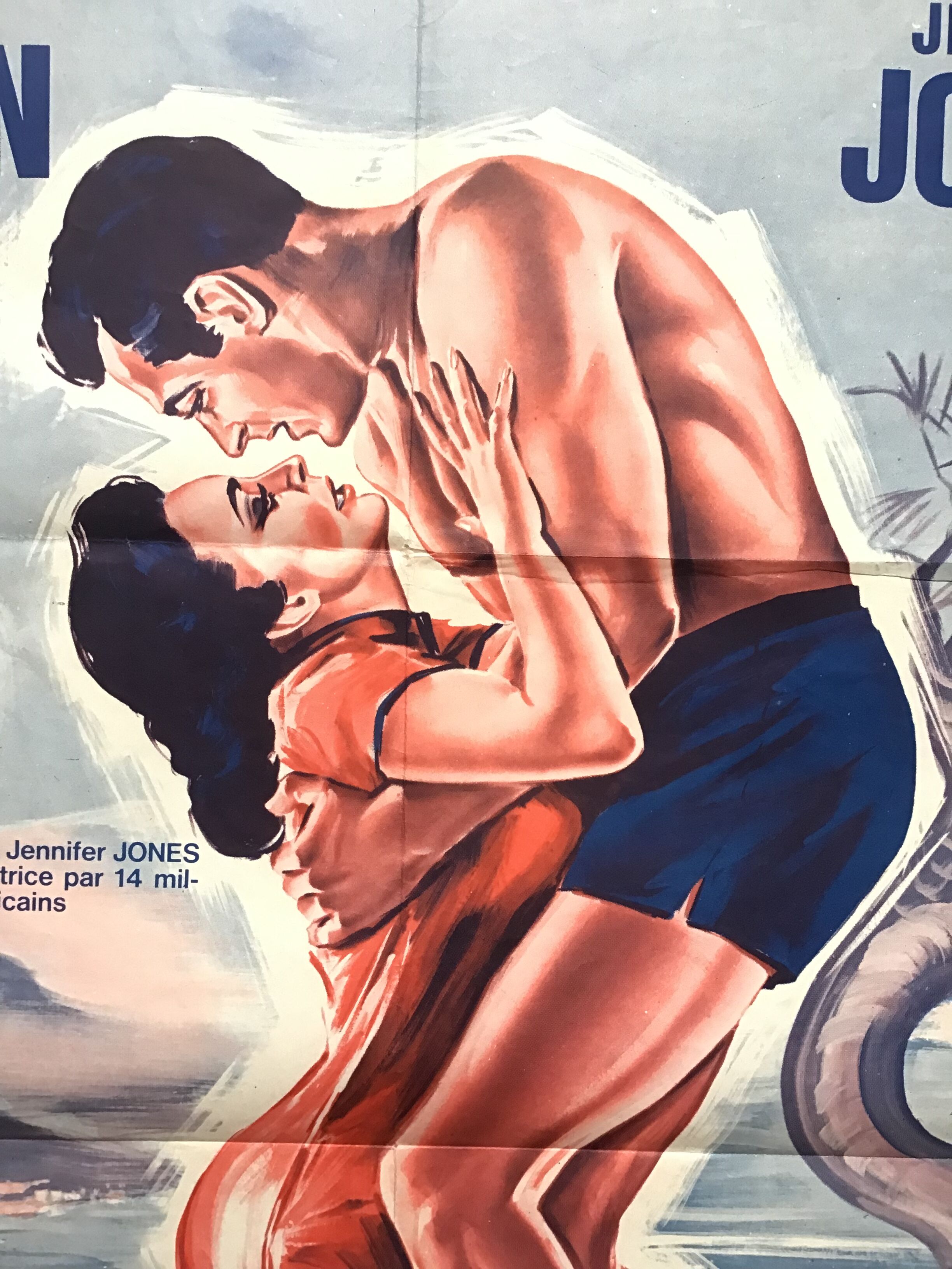 Original French poster the Hill of farewell, Constantin Belinsky