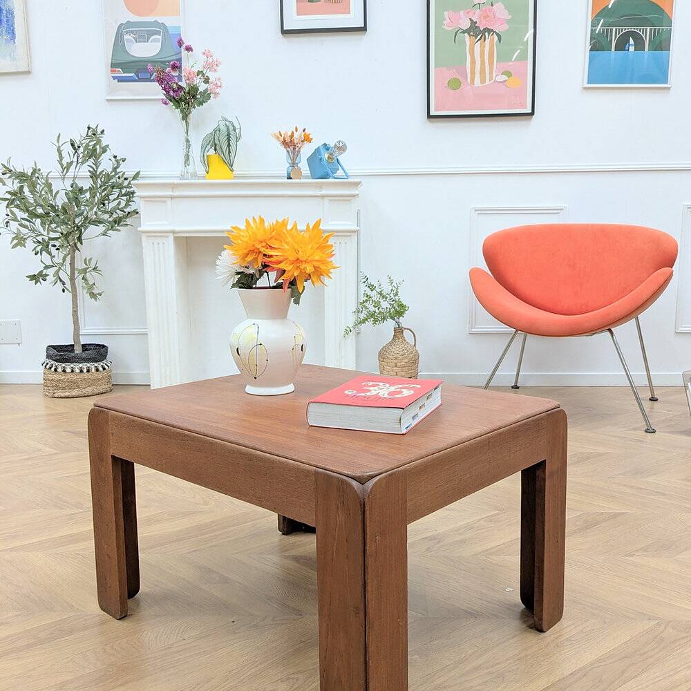 Niels Eilersen teak coffee table, Danish 1970s.