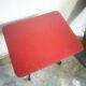 Meuble tv vintage en vinyle rouge