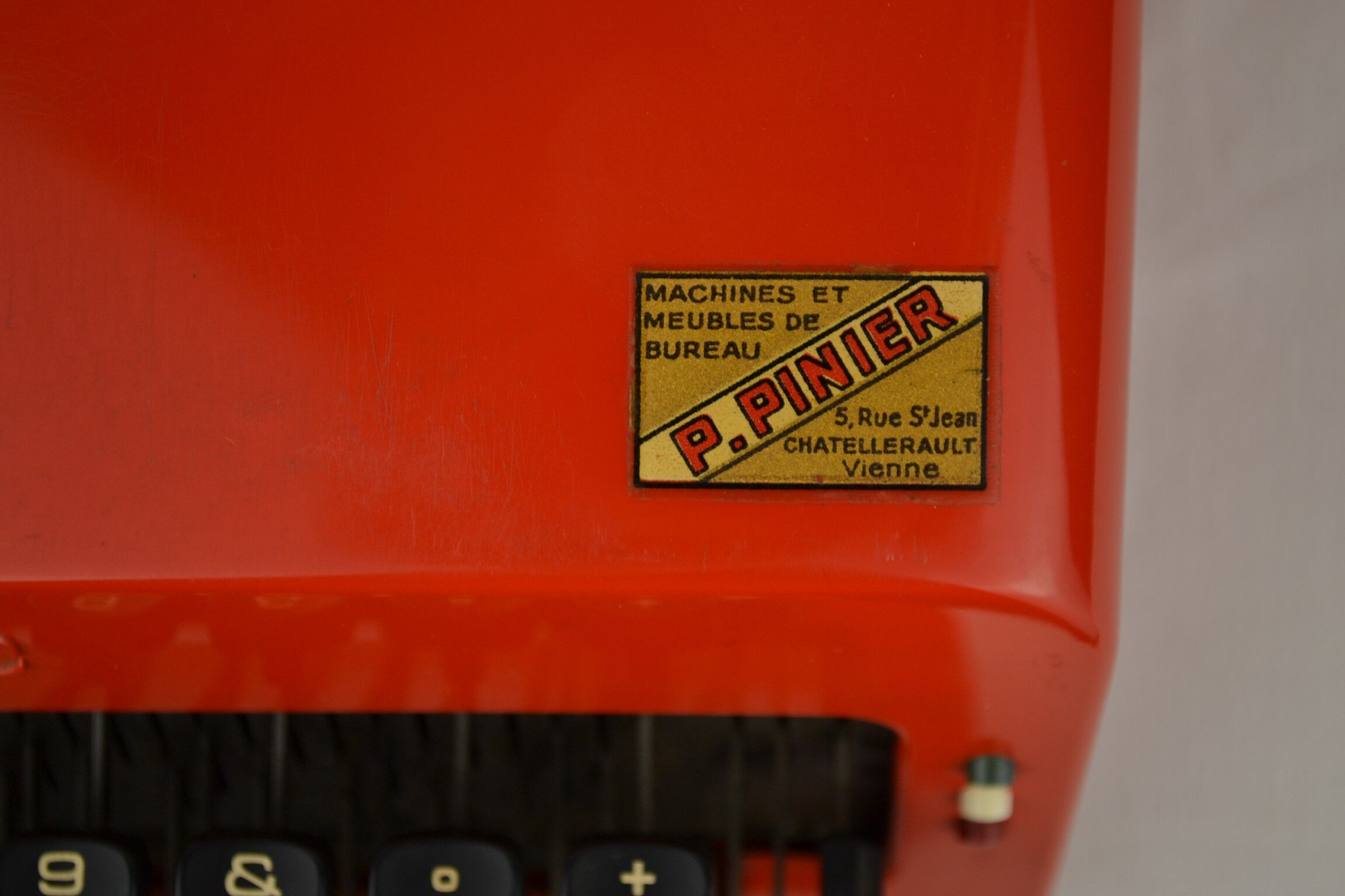 Olivetti "Valentine" typewriter by Ettore Sottsass 1960