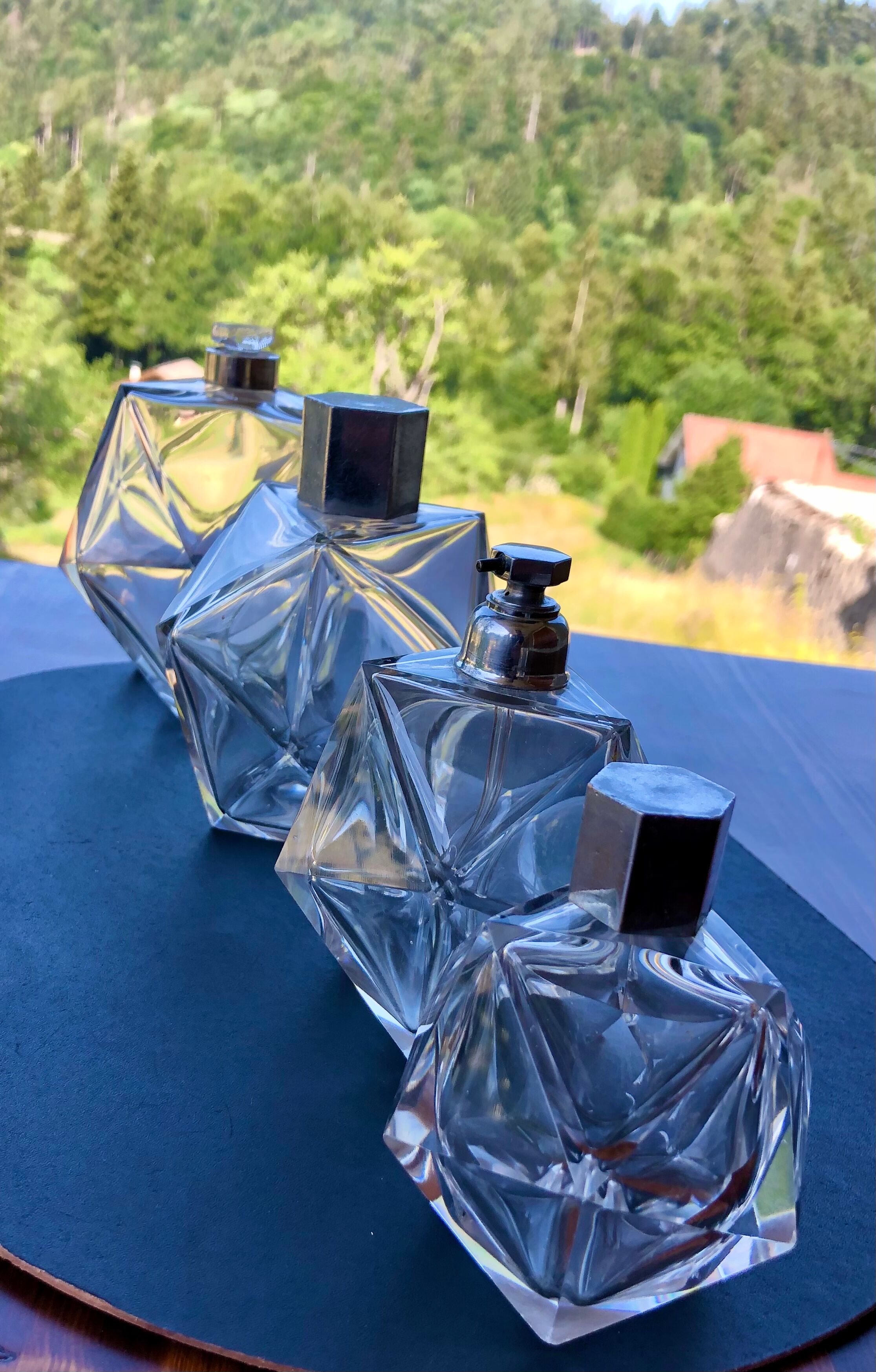 Set of 4 vintage perfume bottles