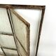 Old steel workshop skylight with opening.
