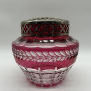 Pique-fleurs en cristal du VSL d'époque ART DECO