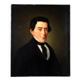 Portrait of an Elegant Gentleman -19th Century Oil Painting