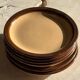Set of 6 small stoneware dessert plates, Oxford brand, made in Brazil