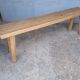 Bench 140 cm old patinated solid wood