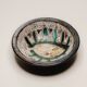 Assiette en céramique émaillée oeil, 1950