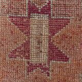 2x12 shades of pale orange vintage runner rug