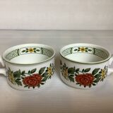 Pair of Villeroy & Boch Summer Day cups