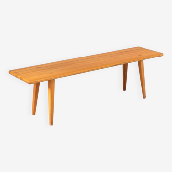 70s Carl Malmsten pine bench for Svensk Fur