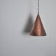 Cone shaped handmade pendant from Denmark, 1970s