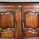 Two-part Louis XV period oak buffet, circa 1750