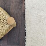 Plain Berber carpet 110x150 cm