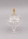 Cut crystal bonbonnière