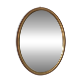 Antique oval mirror 75 X 56 cm