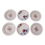 6 Badonviller dessert plates