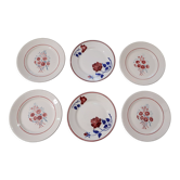 6 assiettes à dessert Badonviller